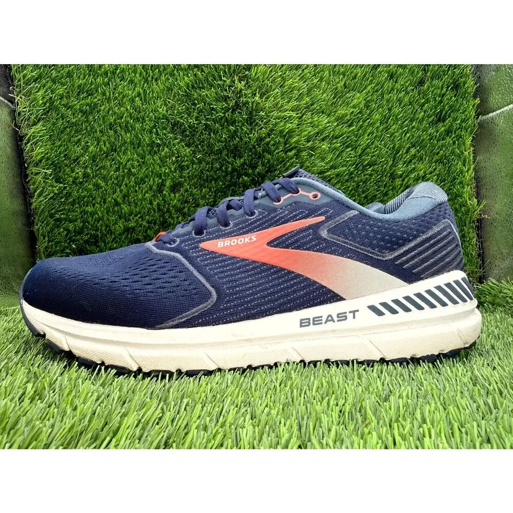 Brooks Beast 20 1103274E480 Athletic Sneaker Men's 9 Blue Mesh Walking Running